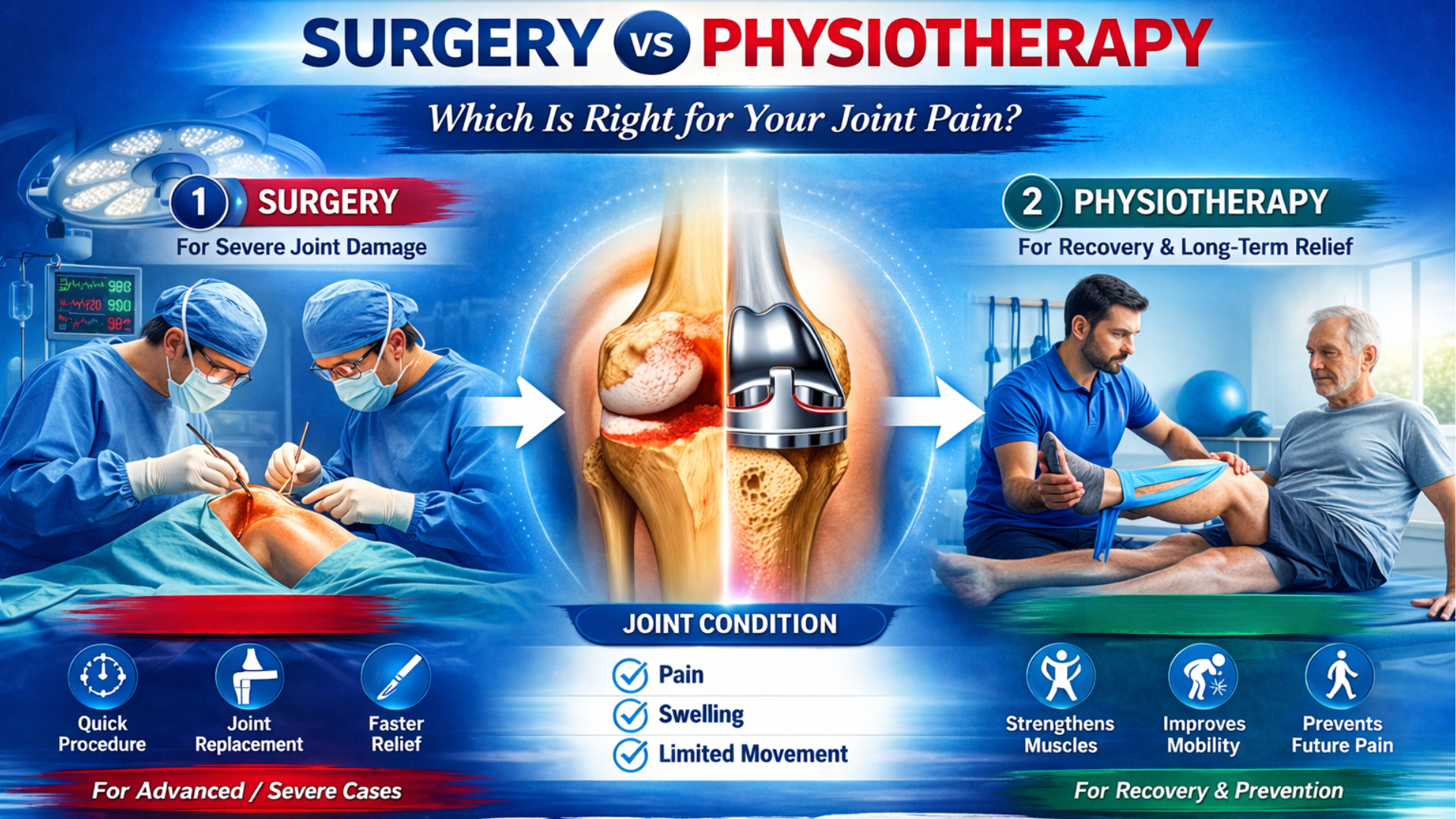 Dr.Praful- surgery vd physiotherapy