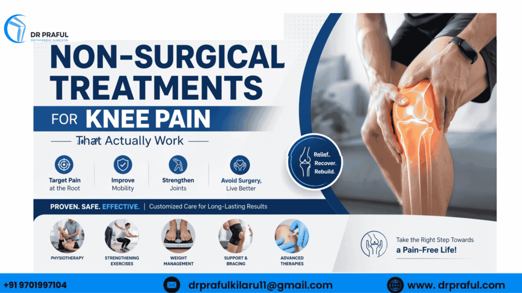 Non-surgical treatments for knee pain- Dr Praful