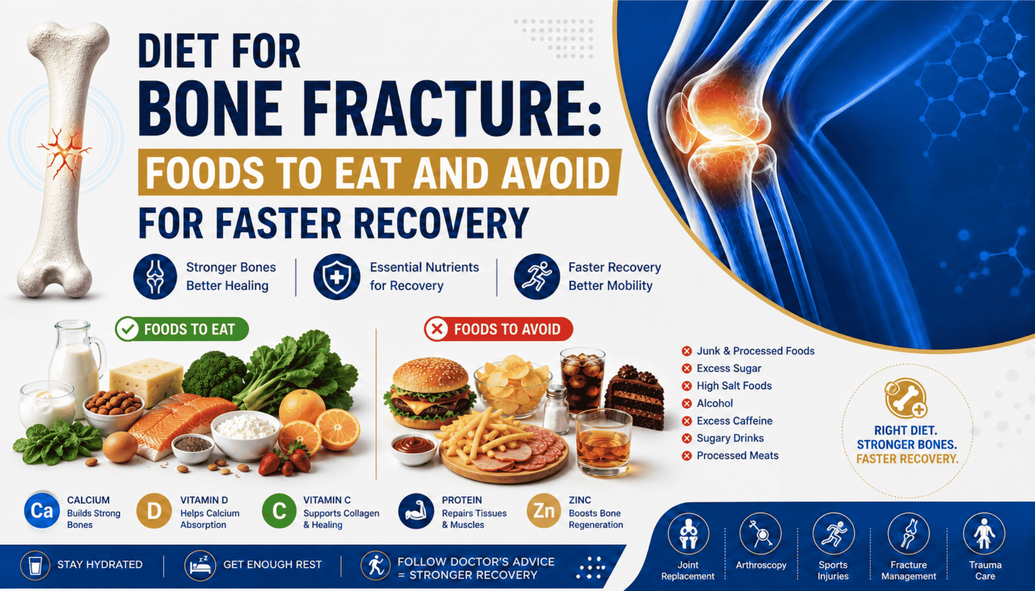 Diet for bone fracturefoods to eat and avoid for faster recovery- praful (1)