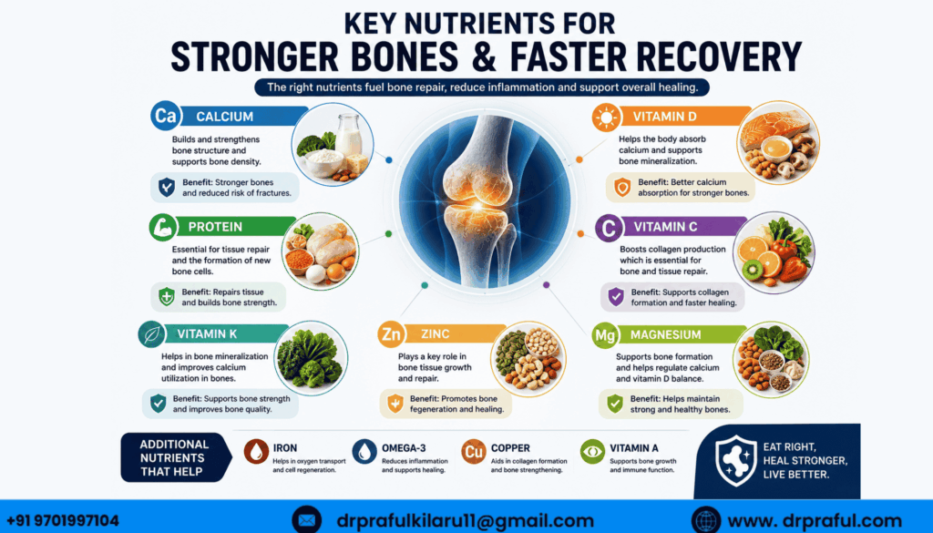 nutrients for stronger bones and faster recovery- praful