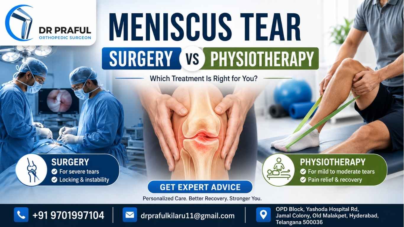 Meniscus Tear Surgery vs Physiotherapy